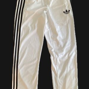 Adidas Mens White Track Pants